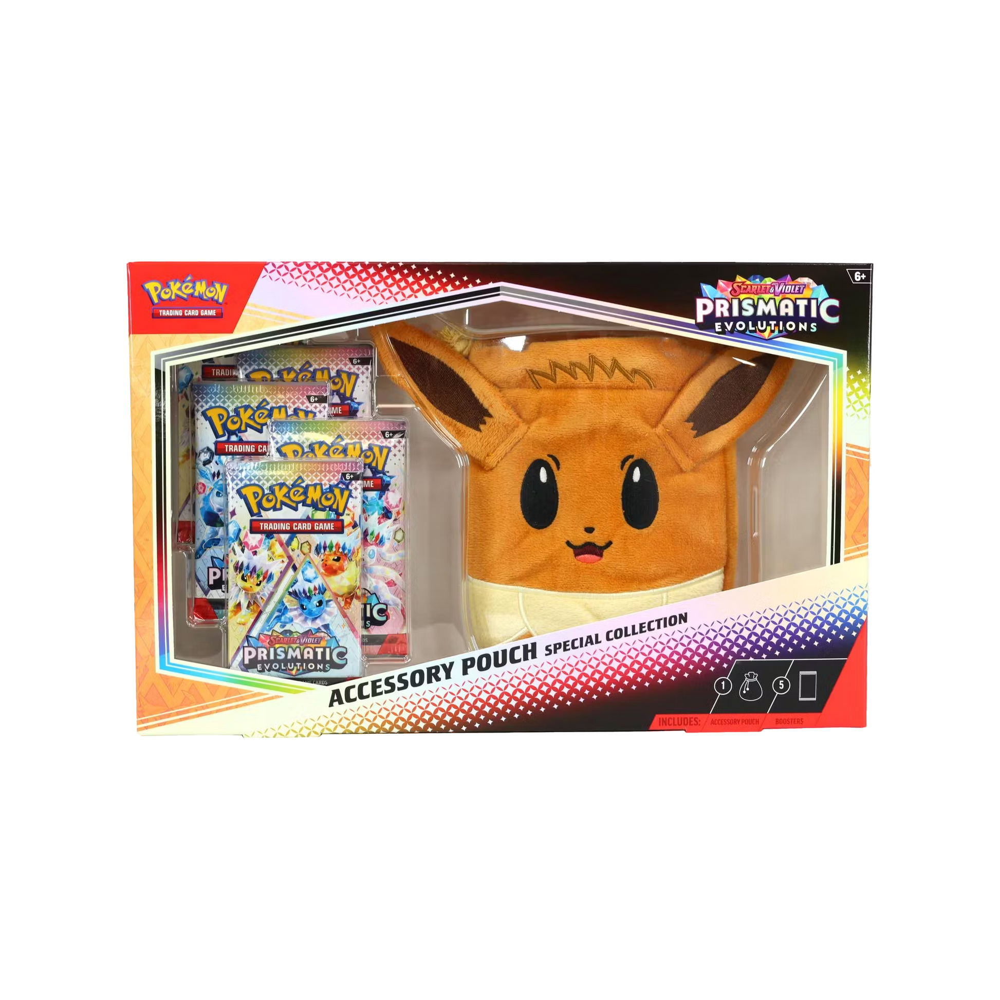 Prismatic Evolutions Eevee Accessory Pouch Special Collection Box