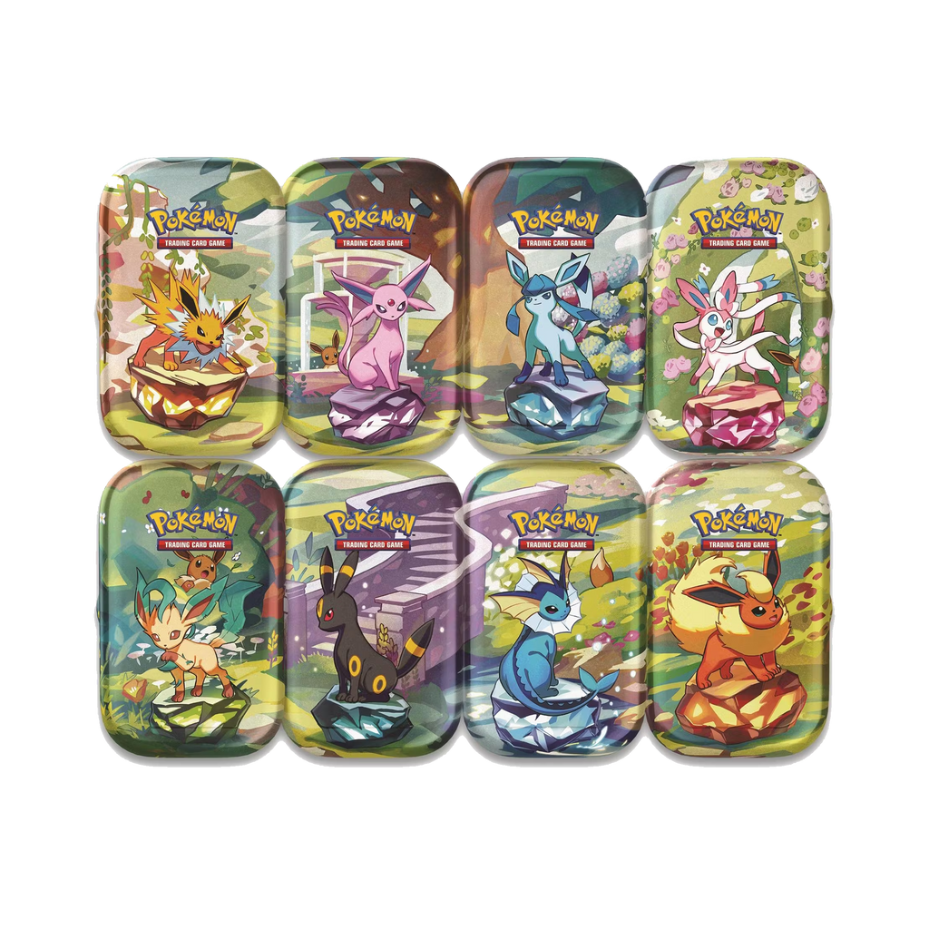 Prismatic Evolutions Mini Tin