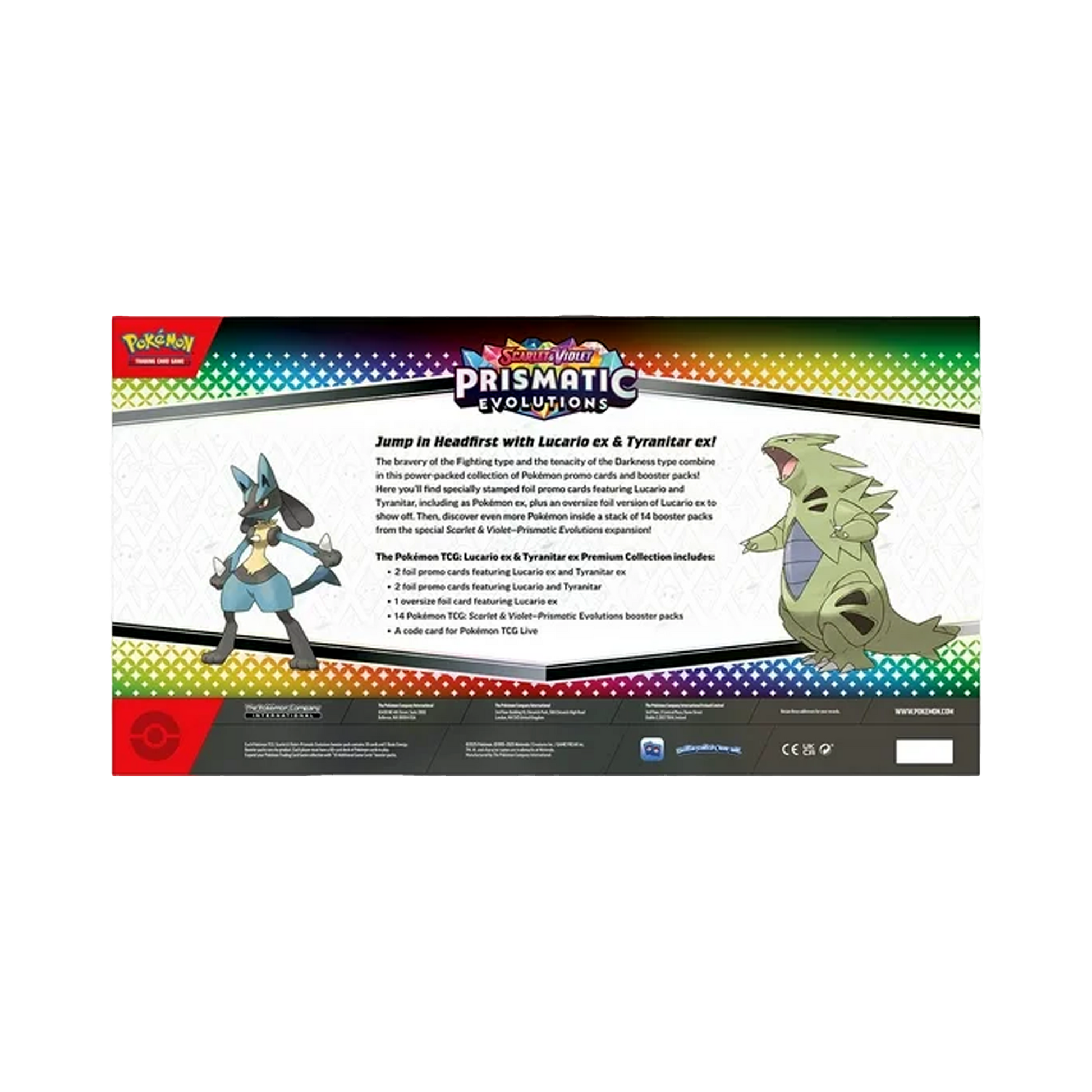Lucario ex & Tyranitar ex Premium Collection
