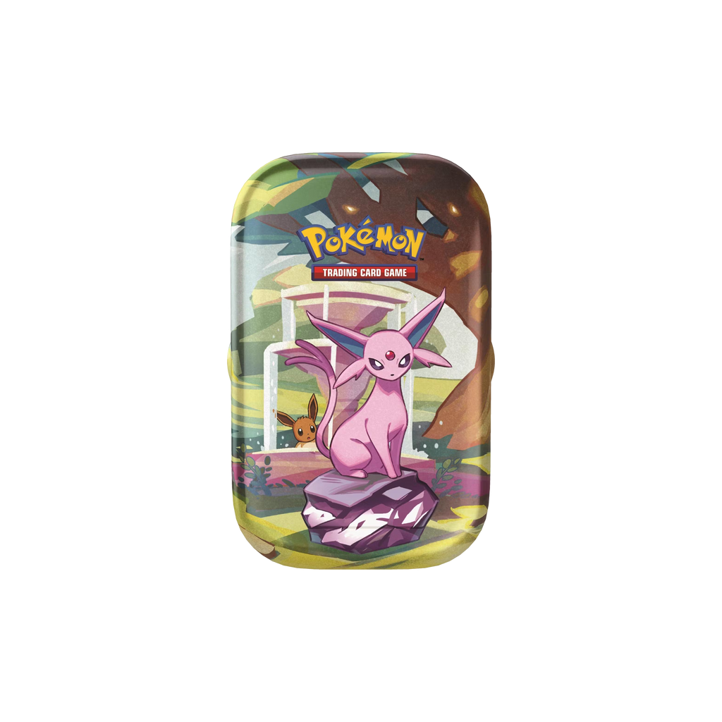 Prismatic Evolutions Mini Tin