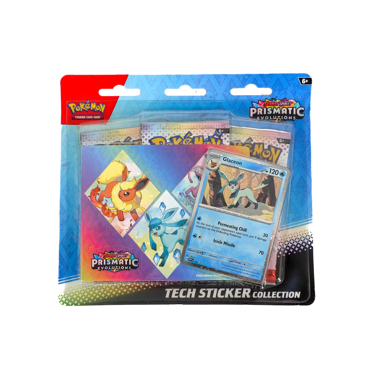 Prismatic Evolutions Tech Sticker Collection