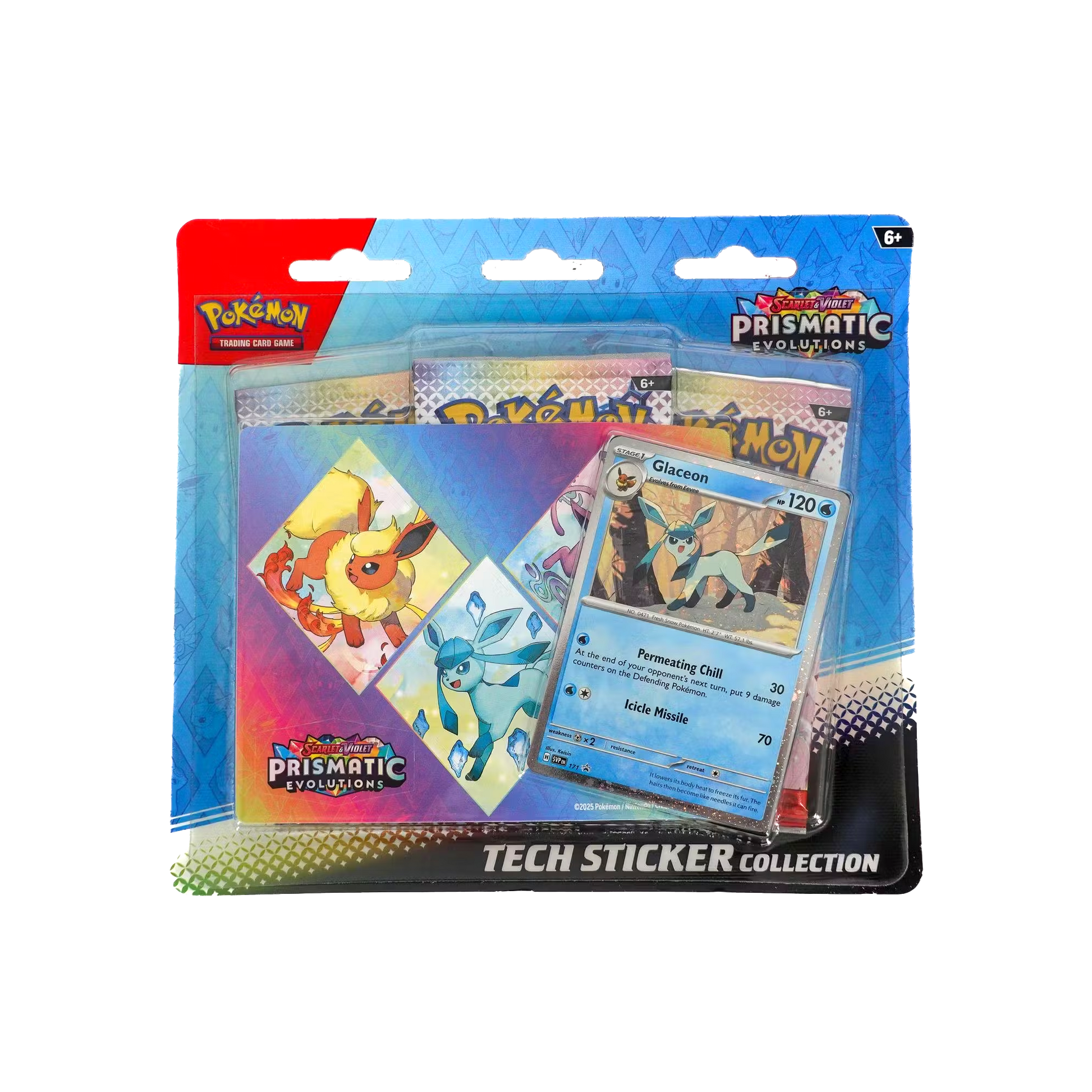 Prismatic Evolutions Tech Sticker Collection
