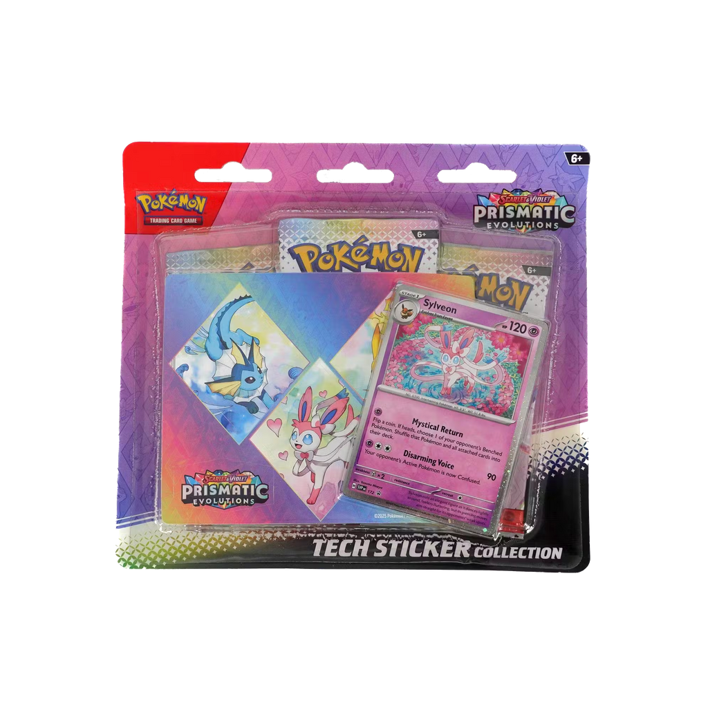 Prismatic Evolutions Tech Sticker Collection