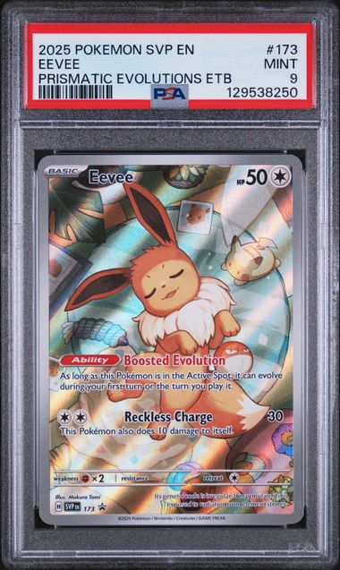 2025 EEVEE #173 PSA 9 (front)