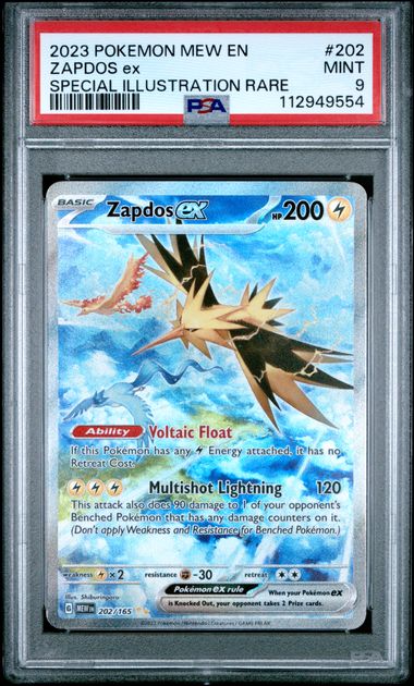2023 ZAPDOS ex #202 PSA 9 (front)