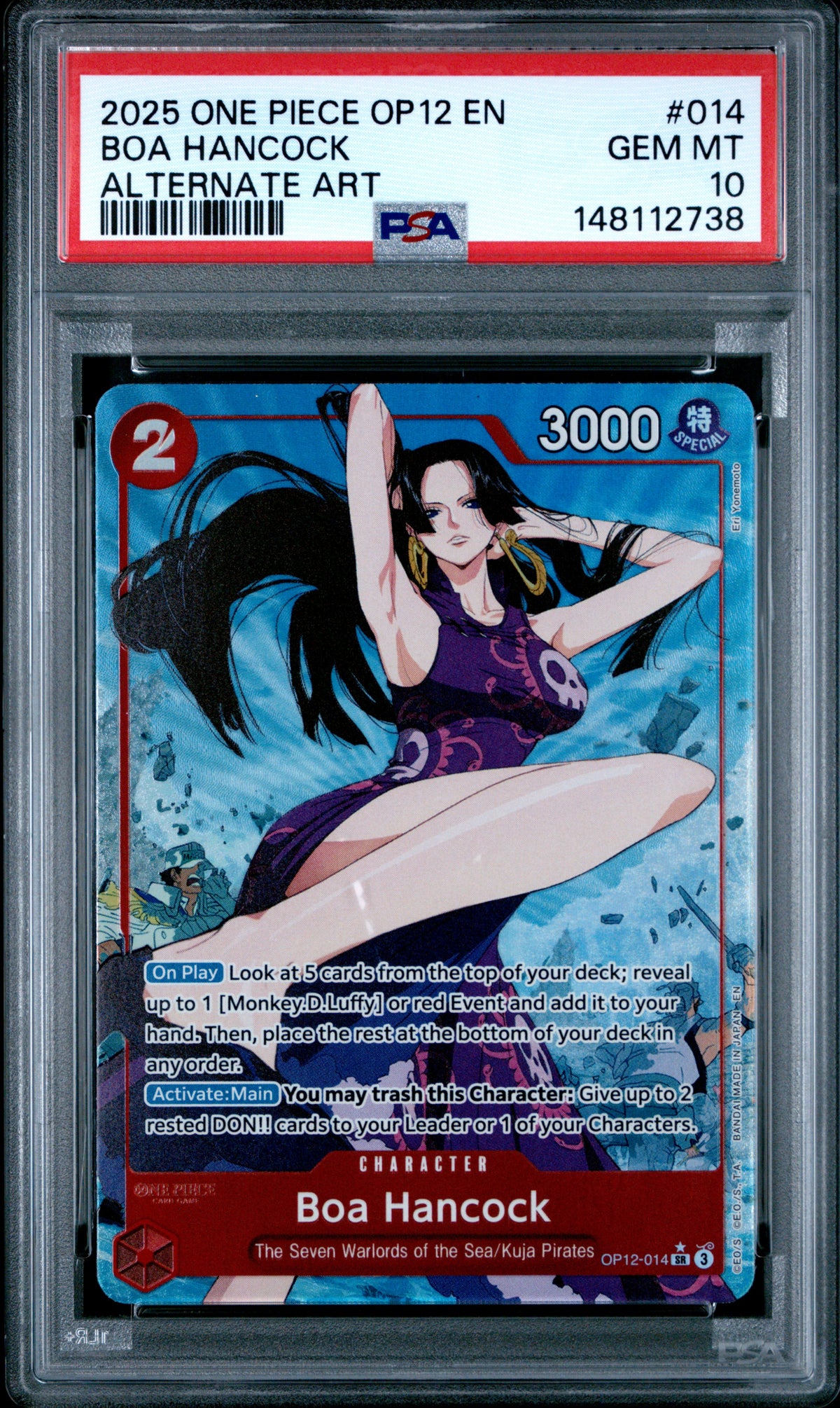 2025 BOA HANCOCK #014 PSA 10 (front)