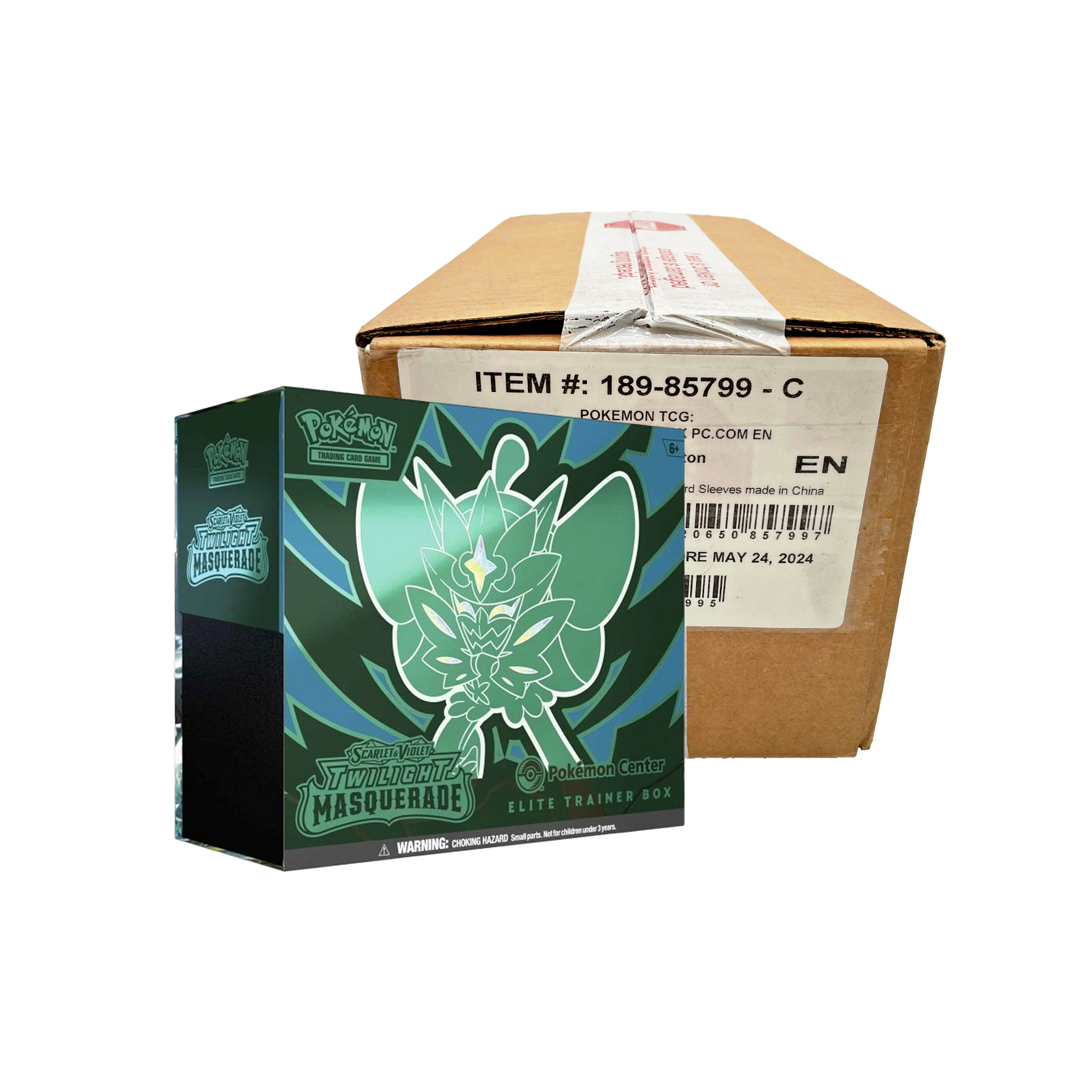 Twilight Masquerade Pokemon Center Elite Trainer Box Case
