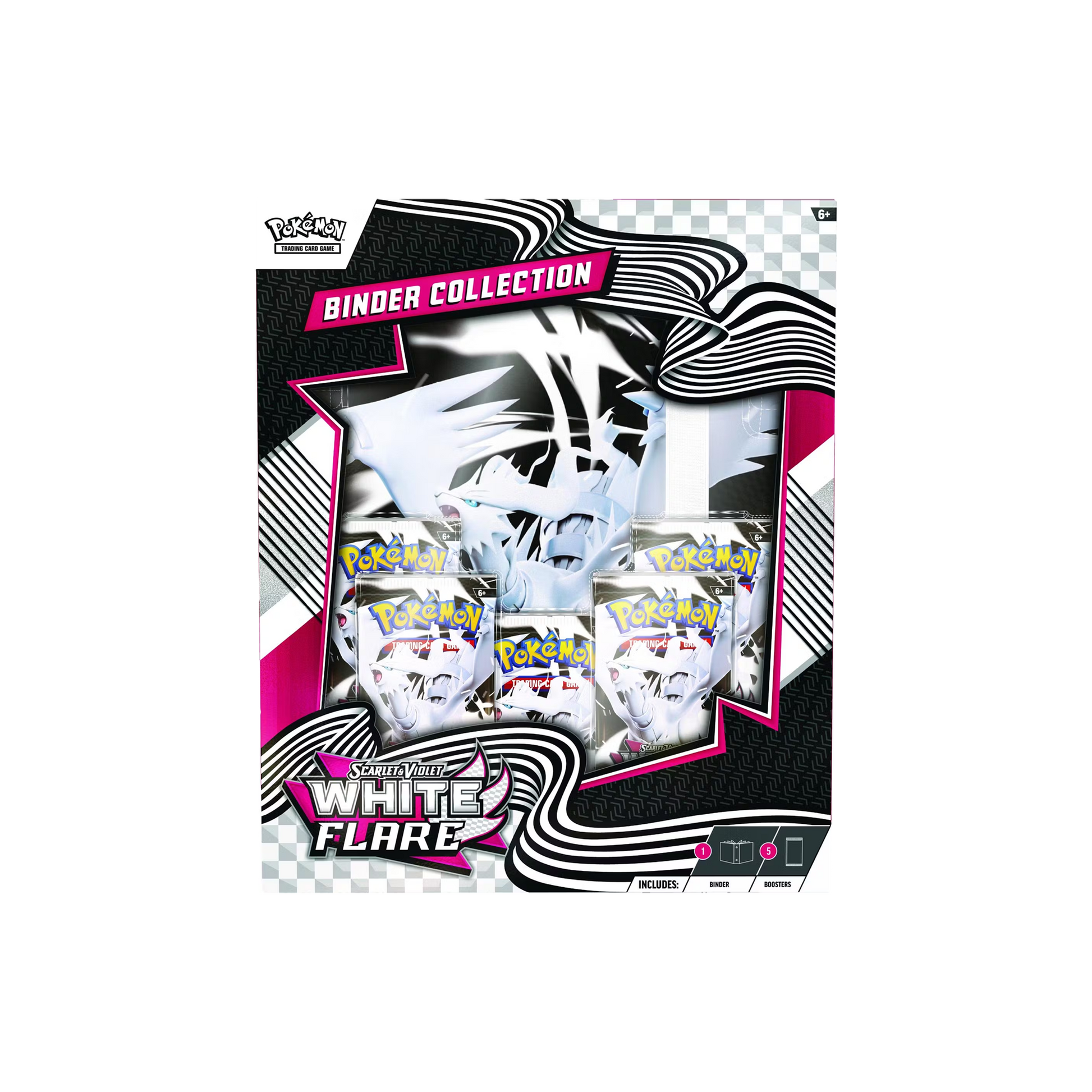 White Flare Binder Collection