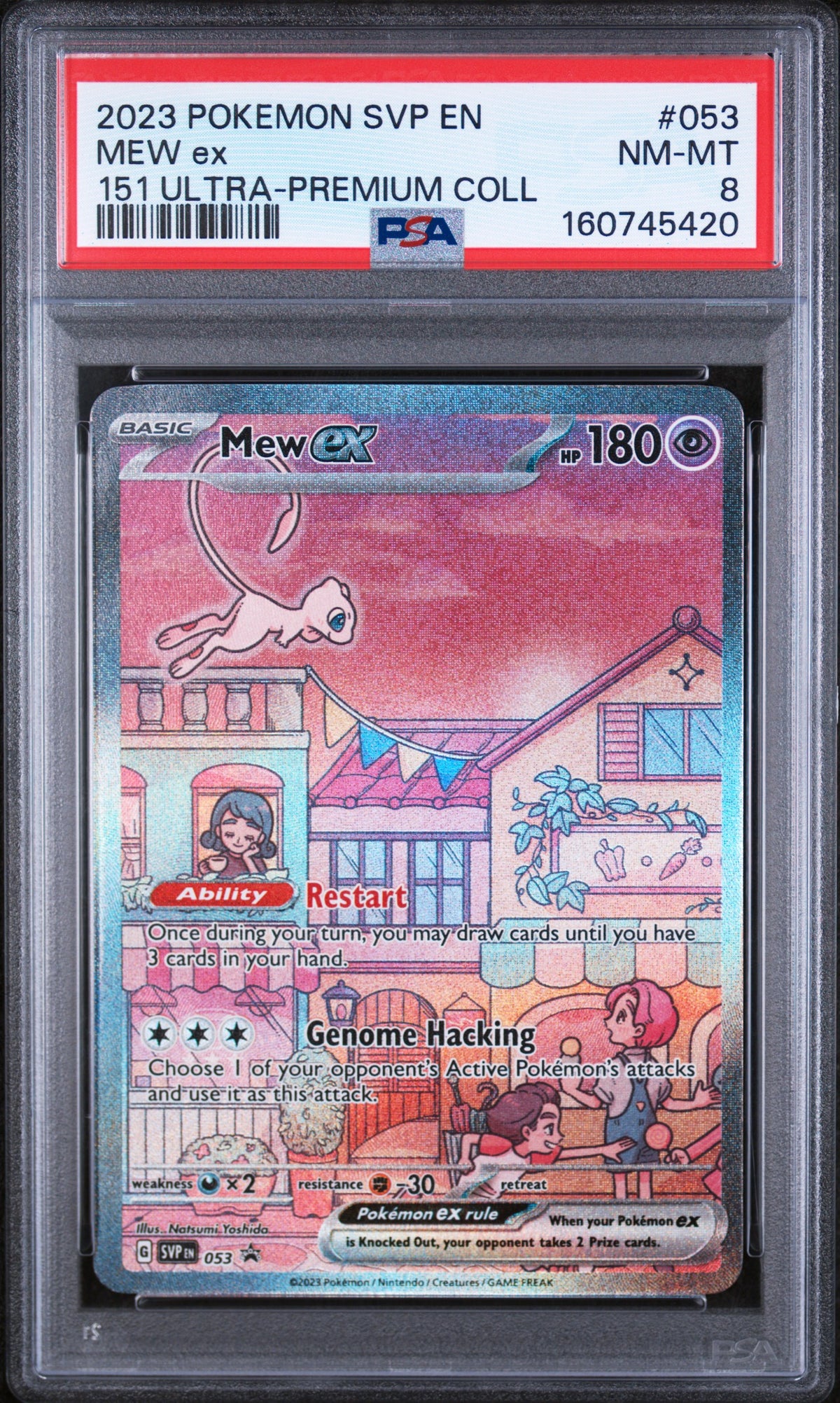 2023 MEW ex #053 151 Ultra-Premium Coll PSA 8 (front)