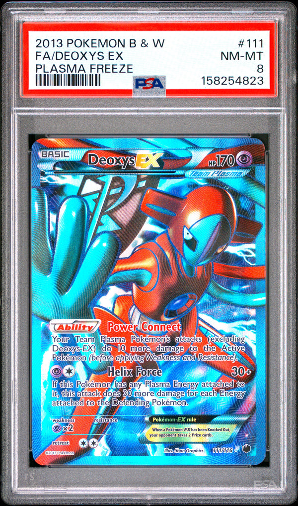 2013 FA/DEOXYS EX #111 PSA 8 (front)