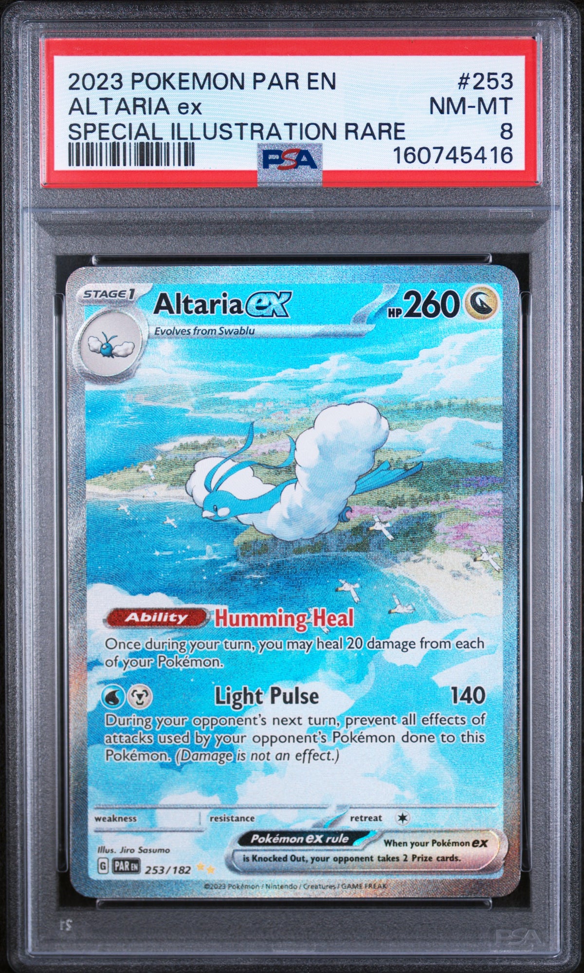 2023 ALTARIA ex #253 PSA 8 (front)