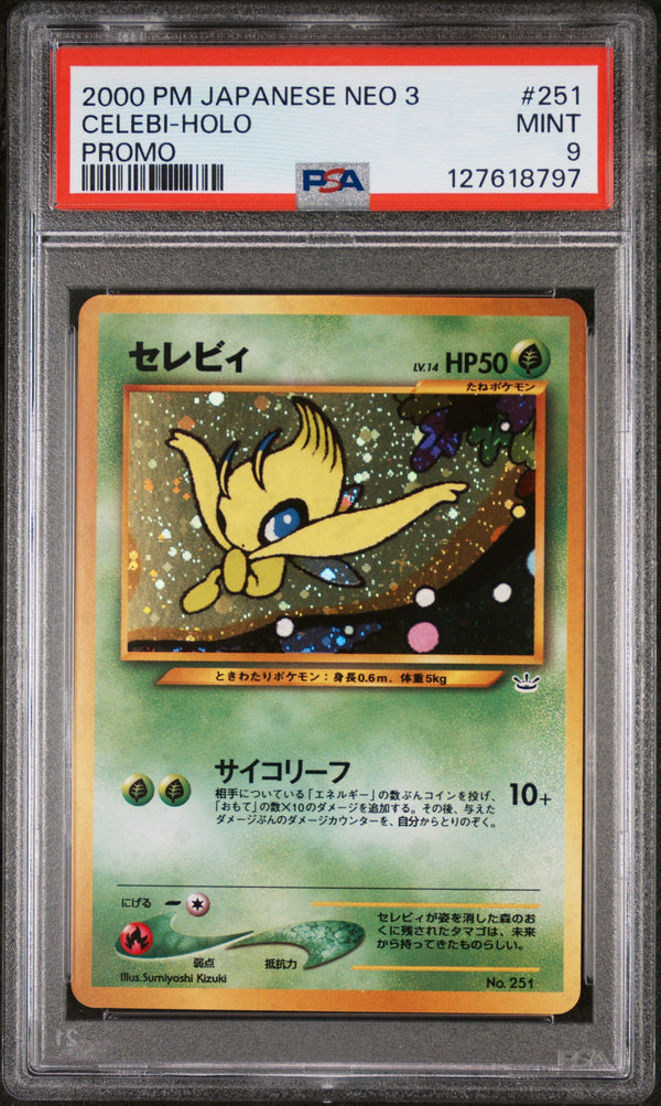 2000 CELEBI-HOLO #251 PSA 9 (front)