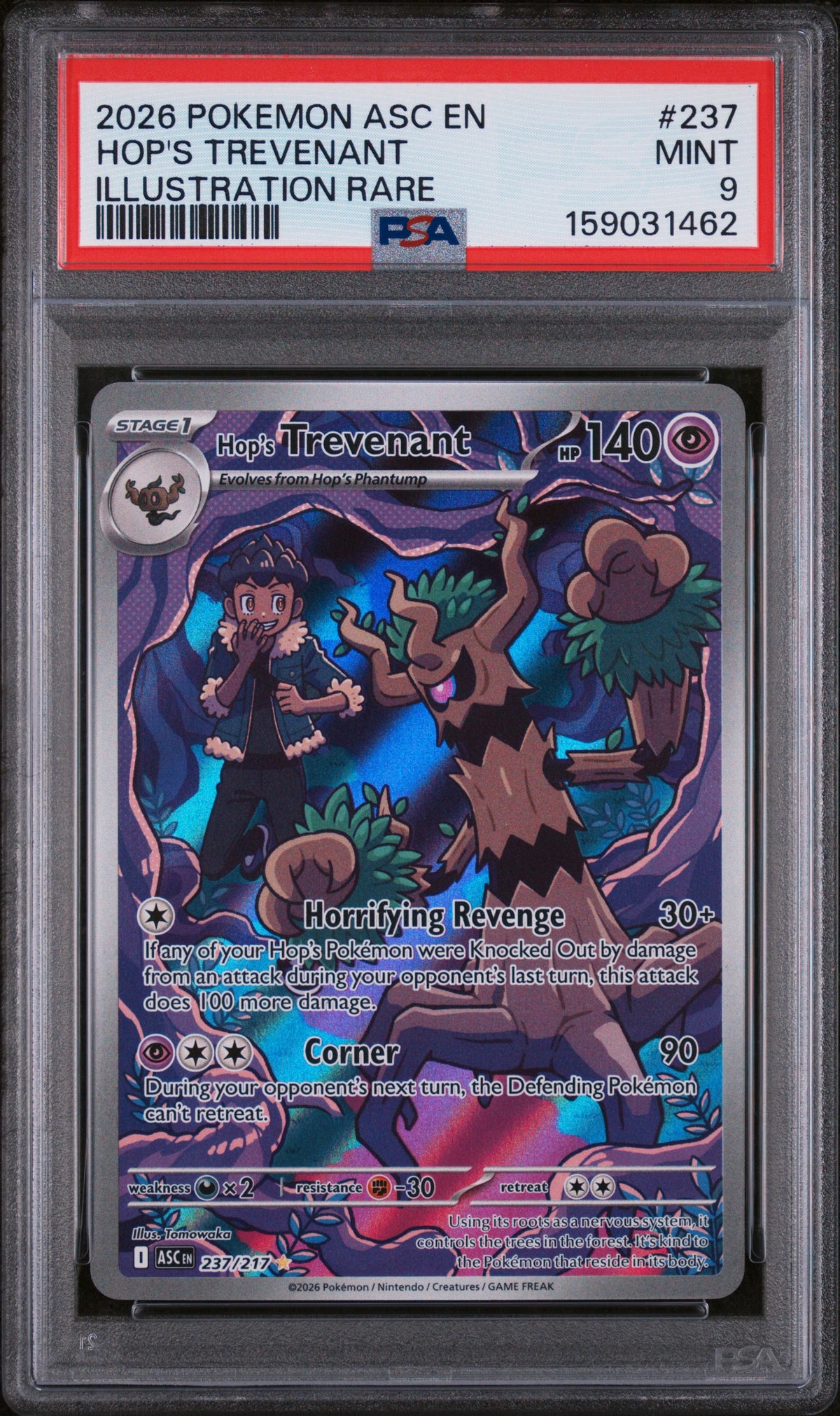 2026 HOP'S TREVENANT #237 PSA 9 (front)