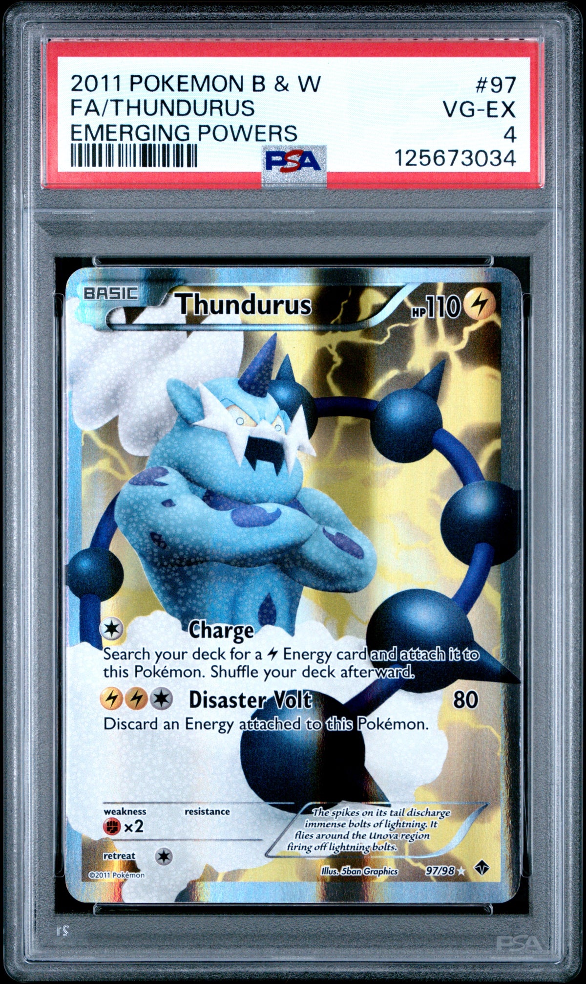 2011 FA/THUNDURUS #97 PSA 4 (front)