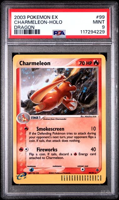 2003 CHARMELEON-HOLO #99 PSA 9 (front)