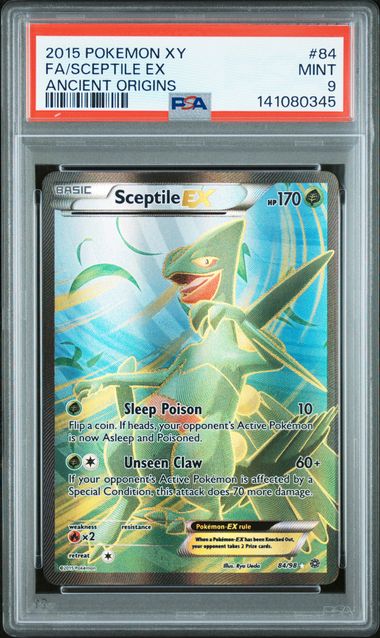 2015 FA/SCEPTILE EX #84 PSA 9 (front)