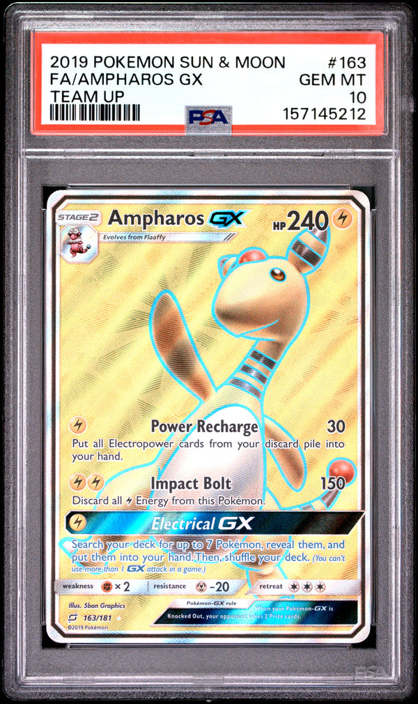 2019 FA/AMPHAROS GX #163 PSA 10 (front)