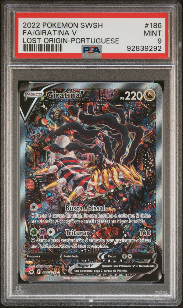 2022 FA/GIRATINA V #186 PSA 9 (front)