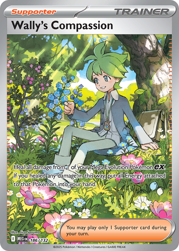 2025 WALLY'S COMPASSION #186 PSA 10 (stock image — not the actual card)