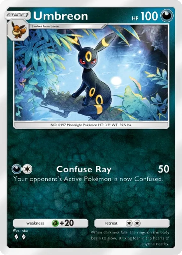 2001 UMBREON #32 PSA 10 (stock image — not the actual card)