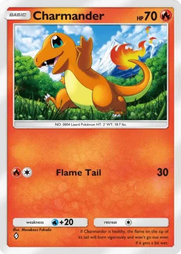 2002 CHARMANDER-HOLO #004 PSA 10 (stock image — not the actual card)
