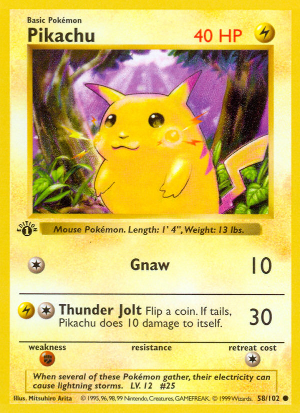 1997 Pikachu CGC 9 (stock image — not the actual card)