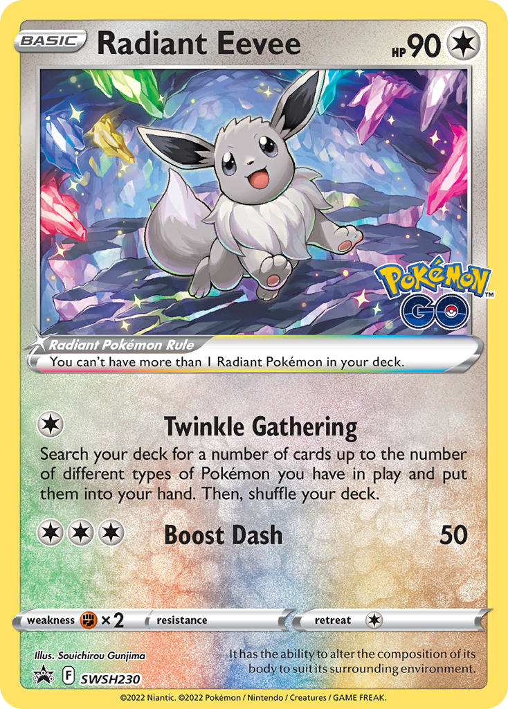 2022 Radiant Eevee #055/071 CGC Pristine 10 (stock image — not the actual card)