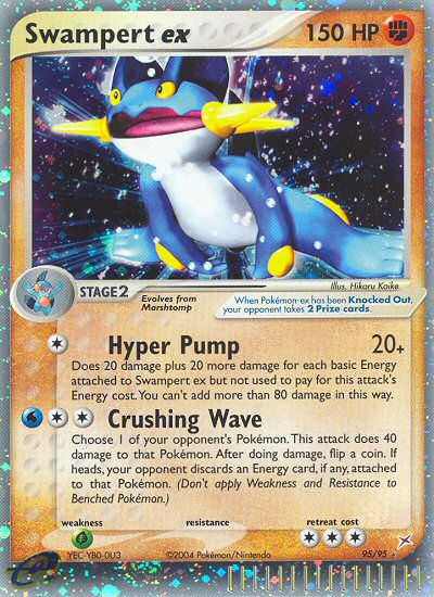 2003 SWAMPERT EX-HOLO #050 PSA 10 (stock image — not the actual card)