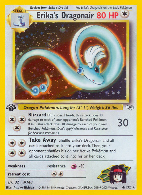 1998 ERIKA'S DRAGONAIR #148 PSA 8 (stock image — not the actual card)