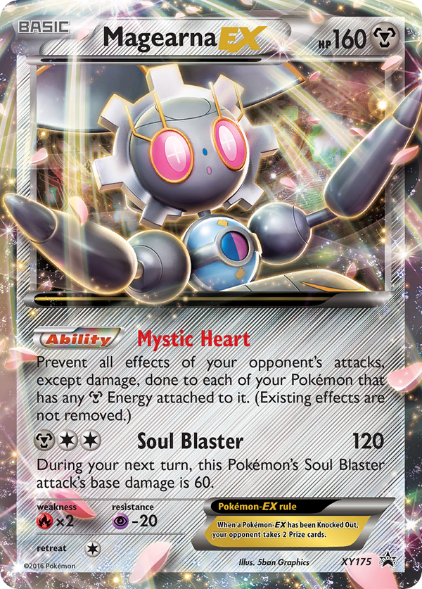 2016 MAGEARNA EX #XY175 PSA 9 (stock image — not the actual card)