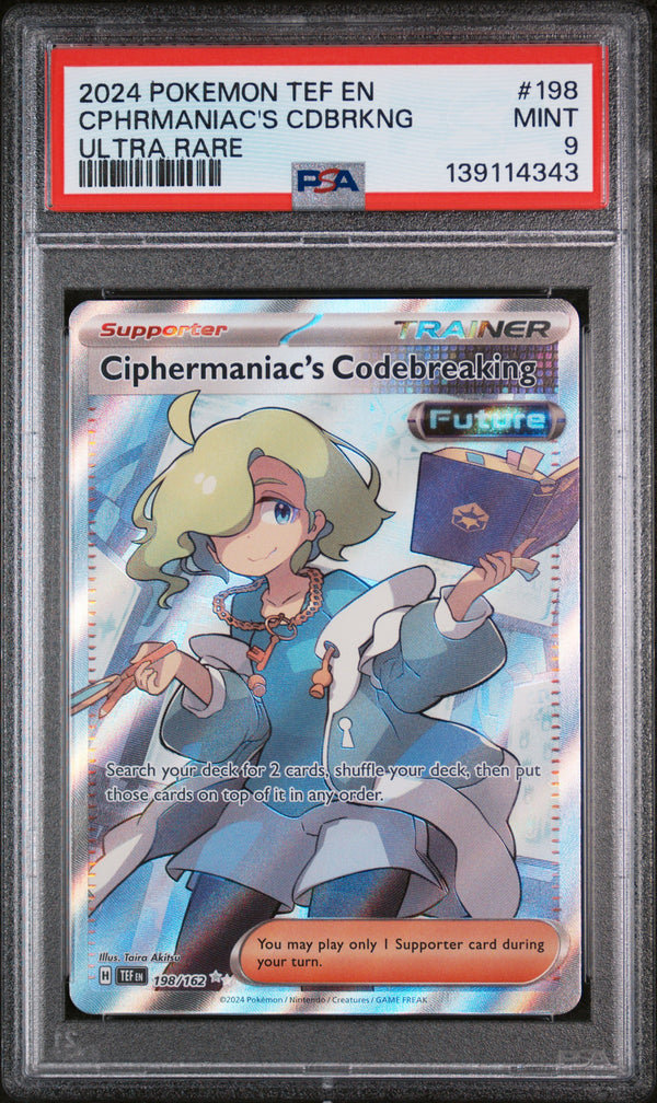 2024 CPHRMANIAC'S CDBRKNG #198 PSA 9 (front)
