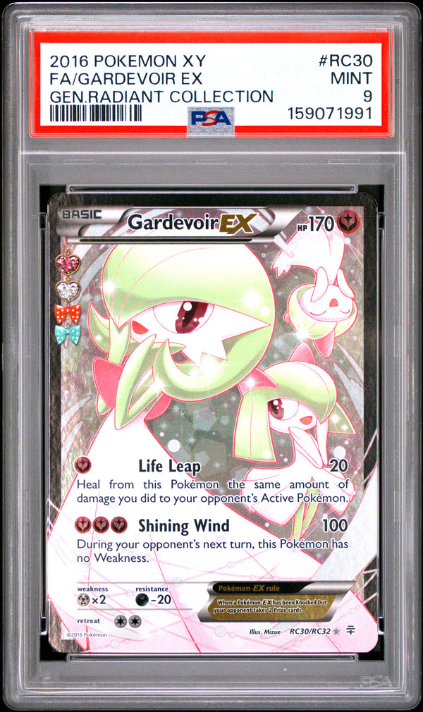 2016 FA/GARDEVOIR EX #RC30 PSA 9 (front)
