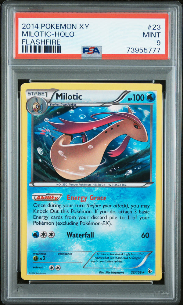 2014 MILOTIC-HOLO #23 PSA 9 (front)