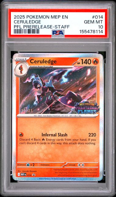 2025 CERULEDGE #014 PSA 10 (front)