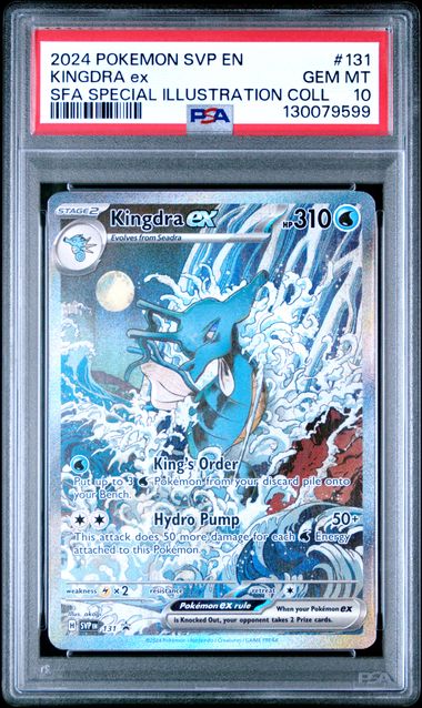 2024 KINGDRA ex #131 PSA 10 (front)