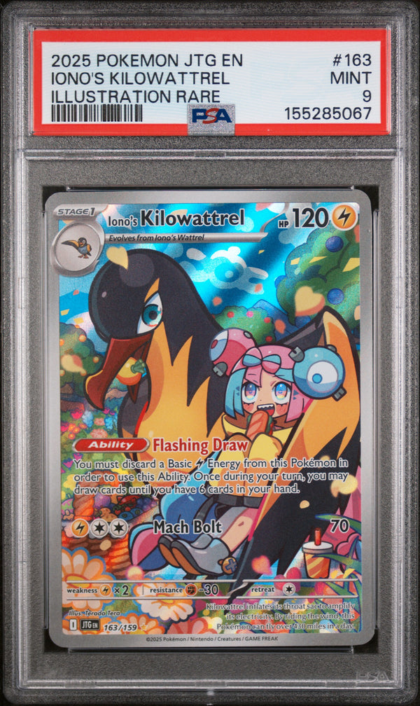 2025 IONO'S KILOWATTREL #163 PSA 9 (front)