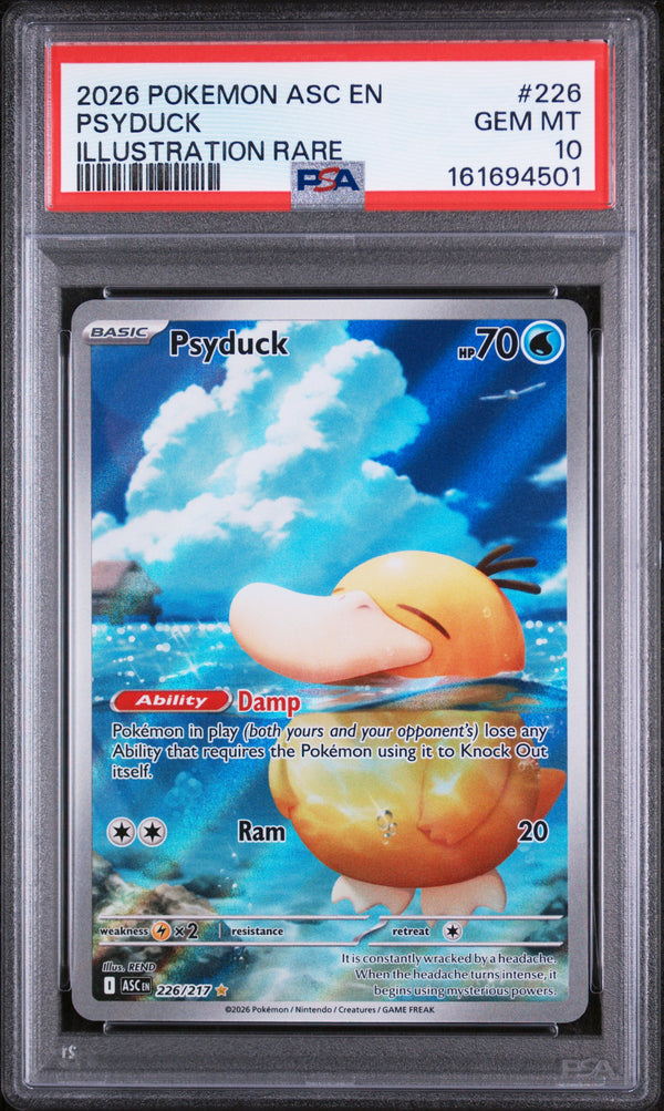 2026 PSYDUCK #226 PSA 10 (front)