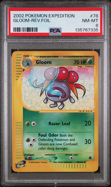 2002 GLOOM-REV.FOIL #78 PSA 8 (front)